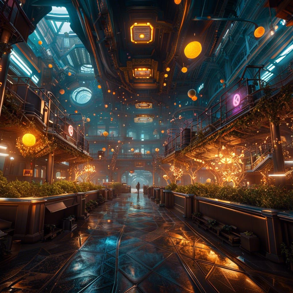 Biopunk Hive in Sci-Fi Horror Style