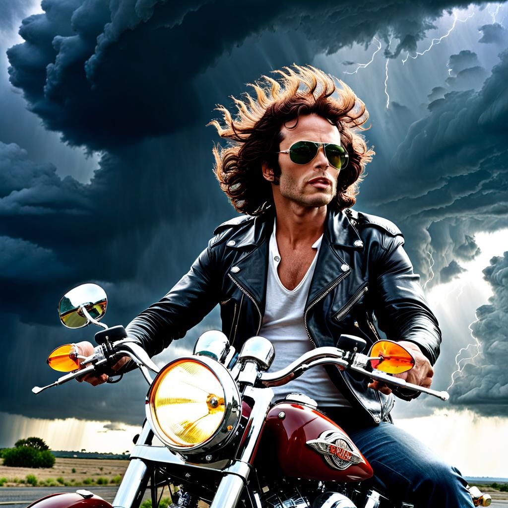 Jim Morrison Lizard King Storm Rider