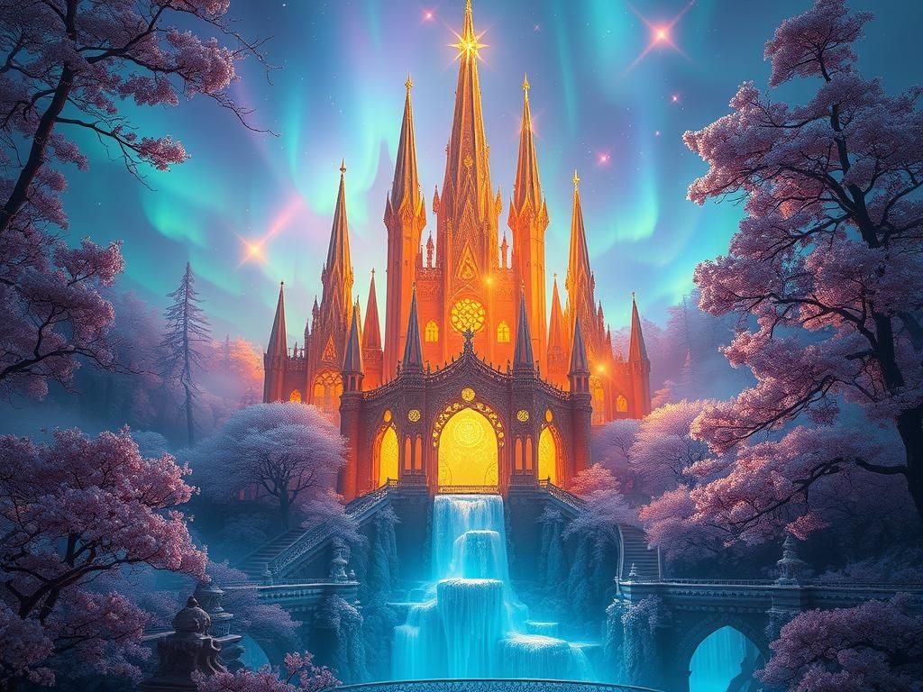 Mystical Kingdom of Love with Fractal Spires