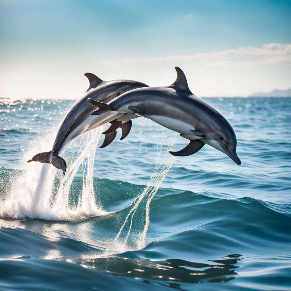 Dolphins Leaping: Wildlife Photography in Natural Light