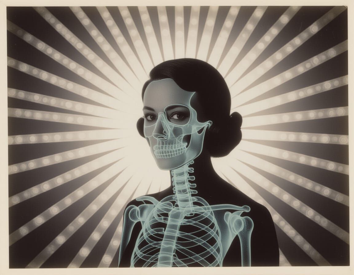 Glassplate -ve Living X-Ray