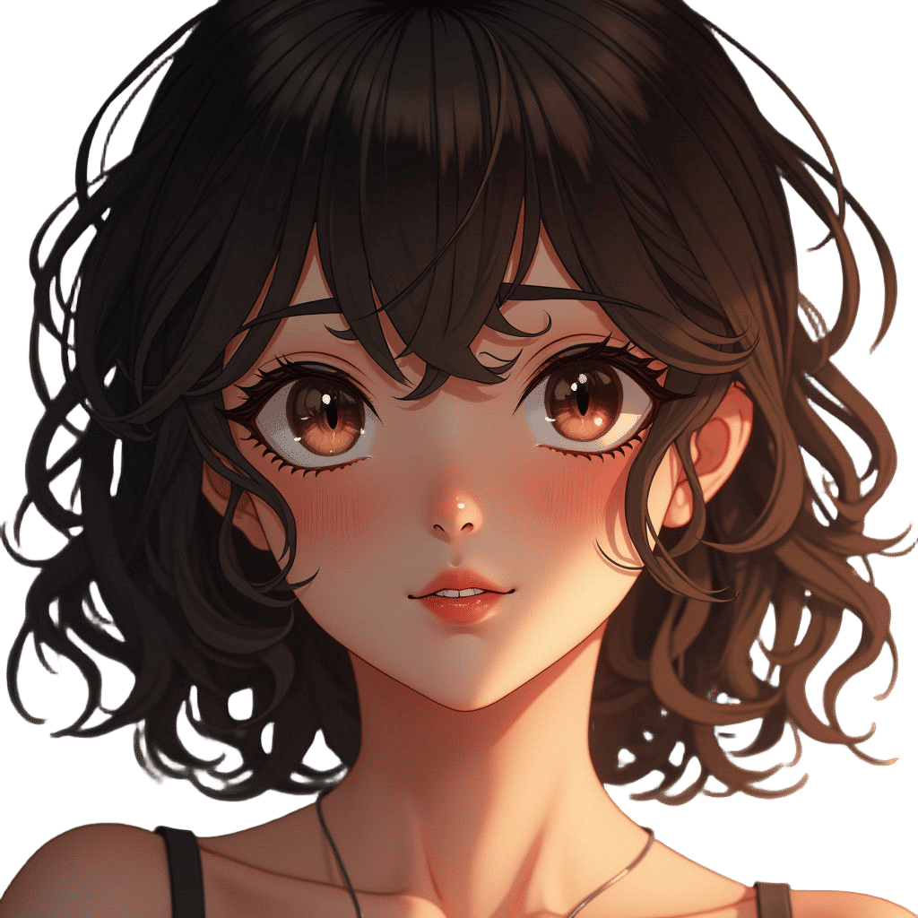 Anime Woman Portrait in 8K Resolution