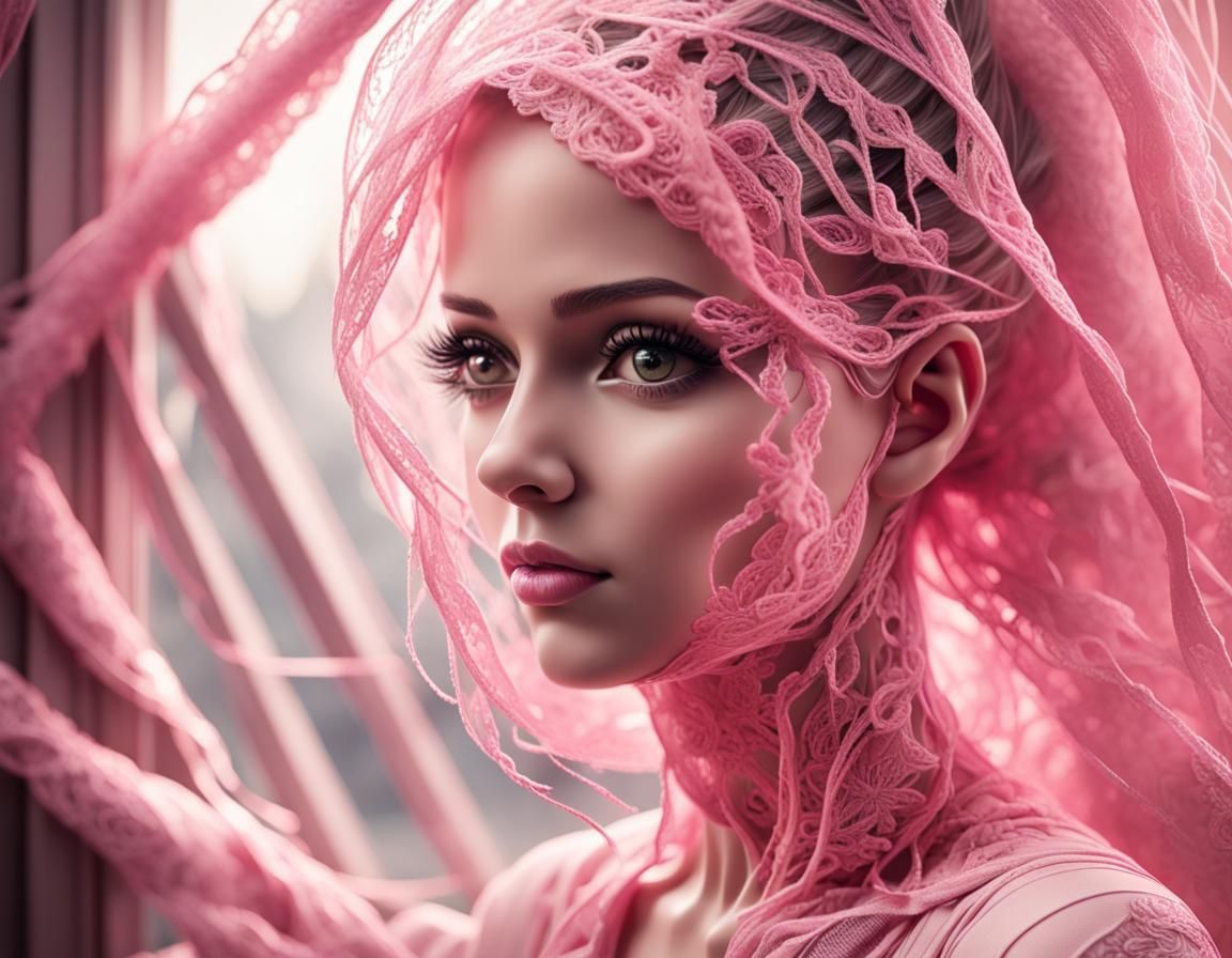 Appreciation for life, breast cancer survivor. She See Her Future Through The Window Of Life