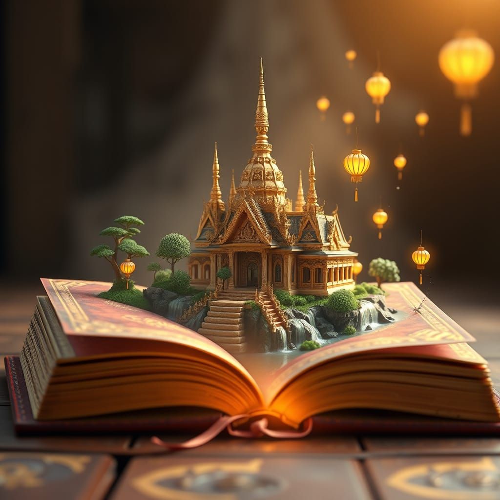 Cinematic Book Reveals Majestic Thai Palace in Miniature Lan...