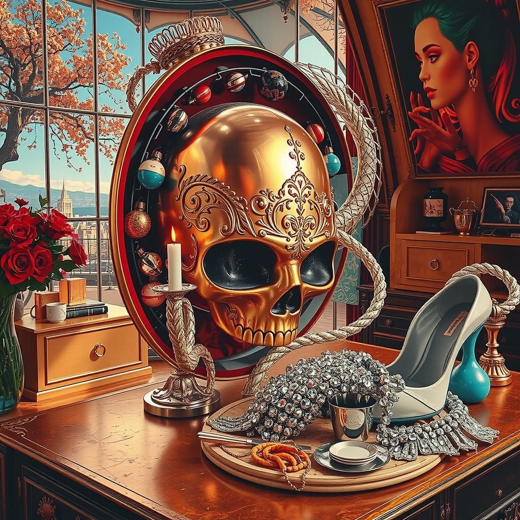 Psychedelic Surrealism in Hyperrealistic 3D
