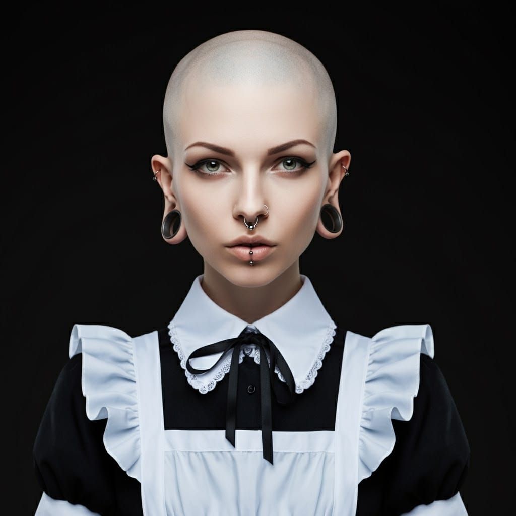 Edgy Maid in Minimalist Chic