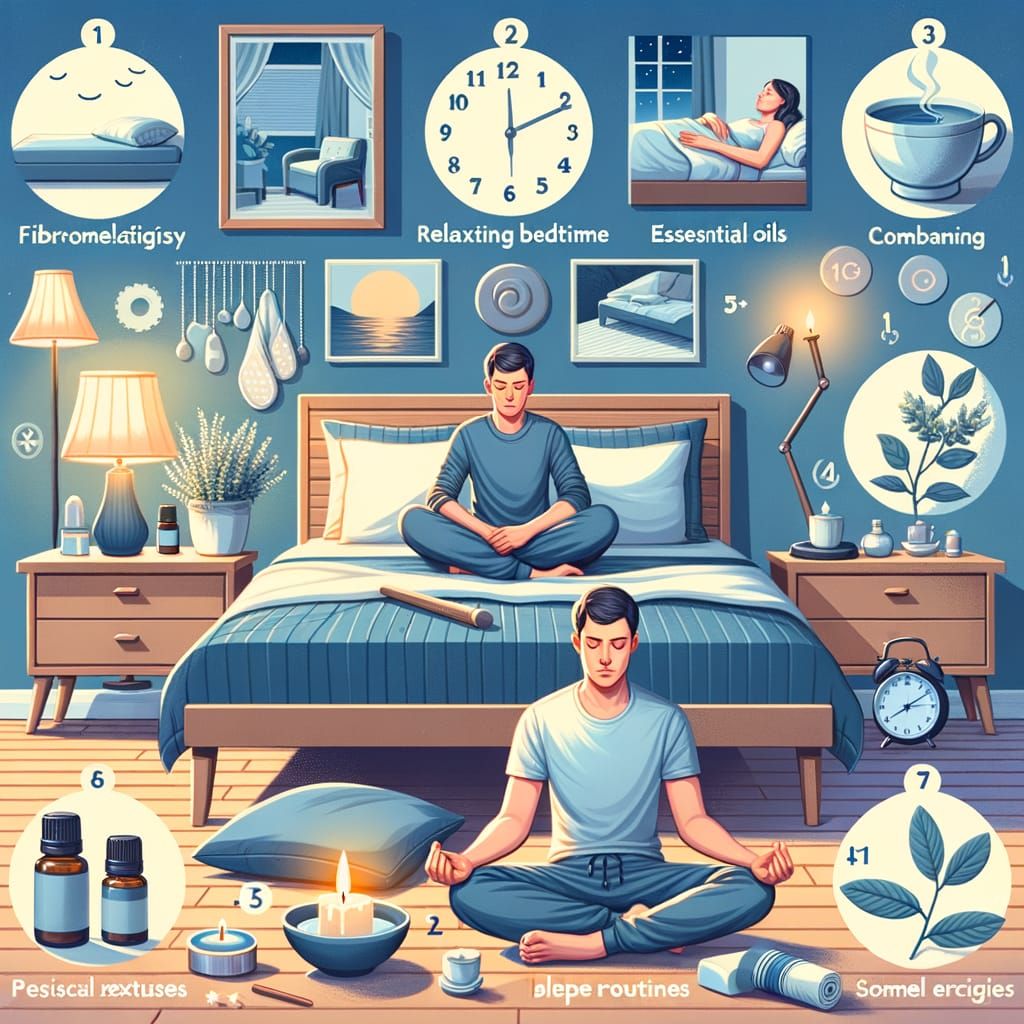 Fibromyalgia Insomnia Sleep Habits: Calming Bedroom & Routin...