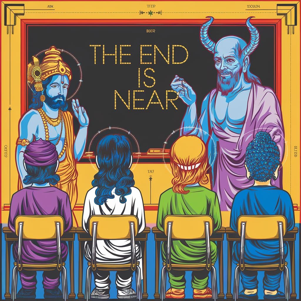 Pop Art Classroom: Krishna, Jesus, Allah, Buddha