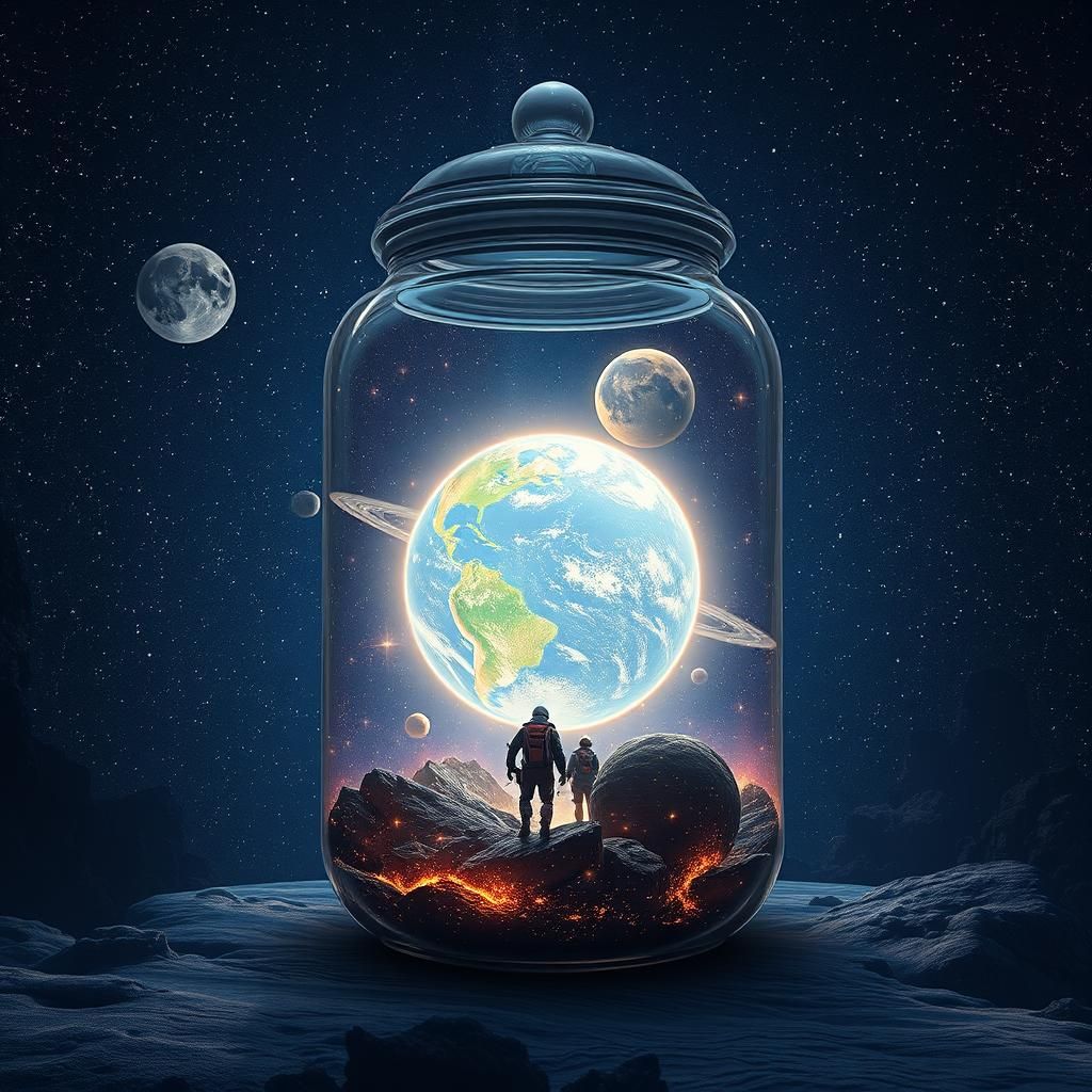Magical Planets in Star Jar: Cosmic Fantasy Art