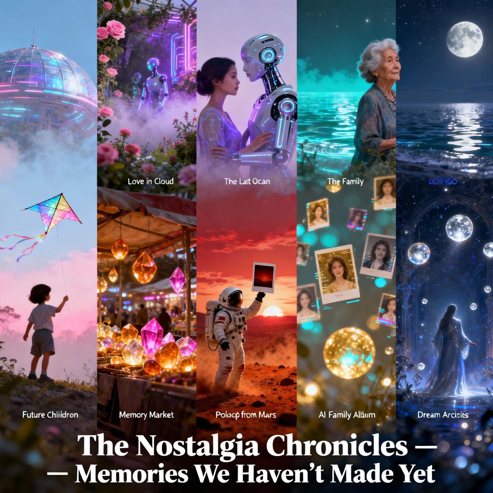 Cinematic Panoramic Artwork of Future Memories