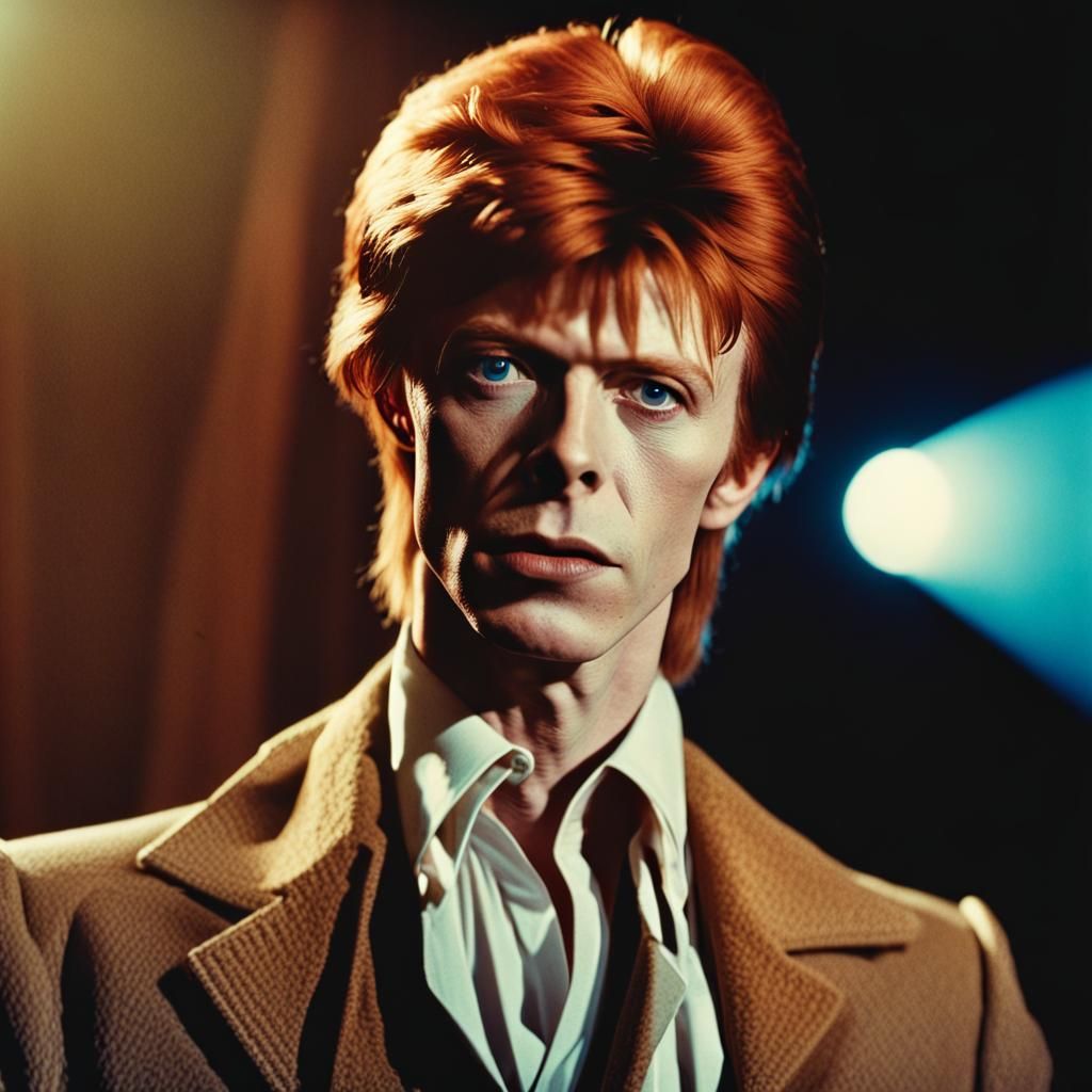 Cinematic Portrait of a Young Man in 1970s Style