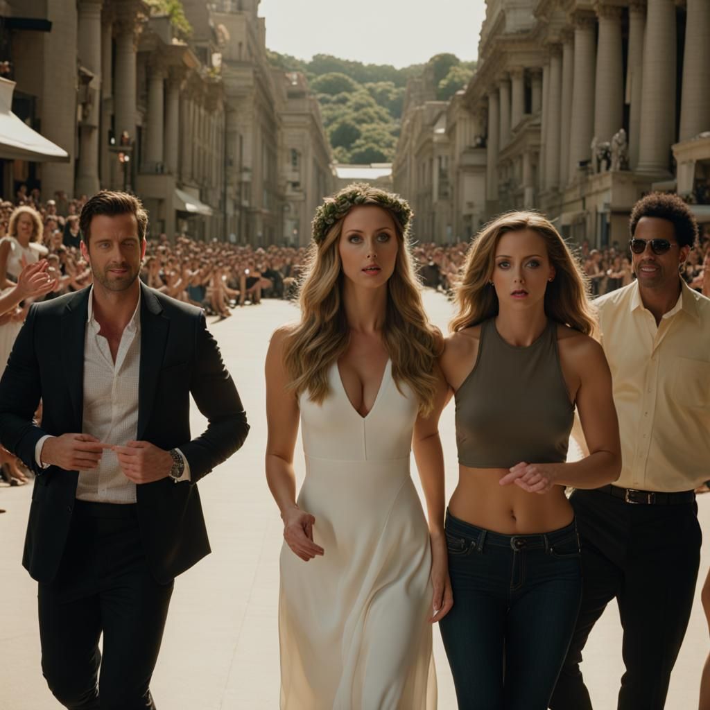 Rebecca Hypnotized to Walk Barefoot: Music Video Still