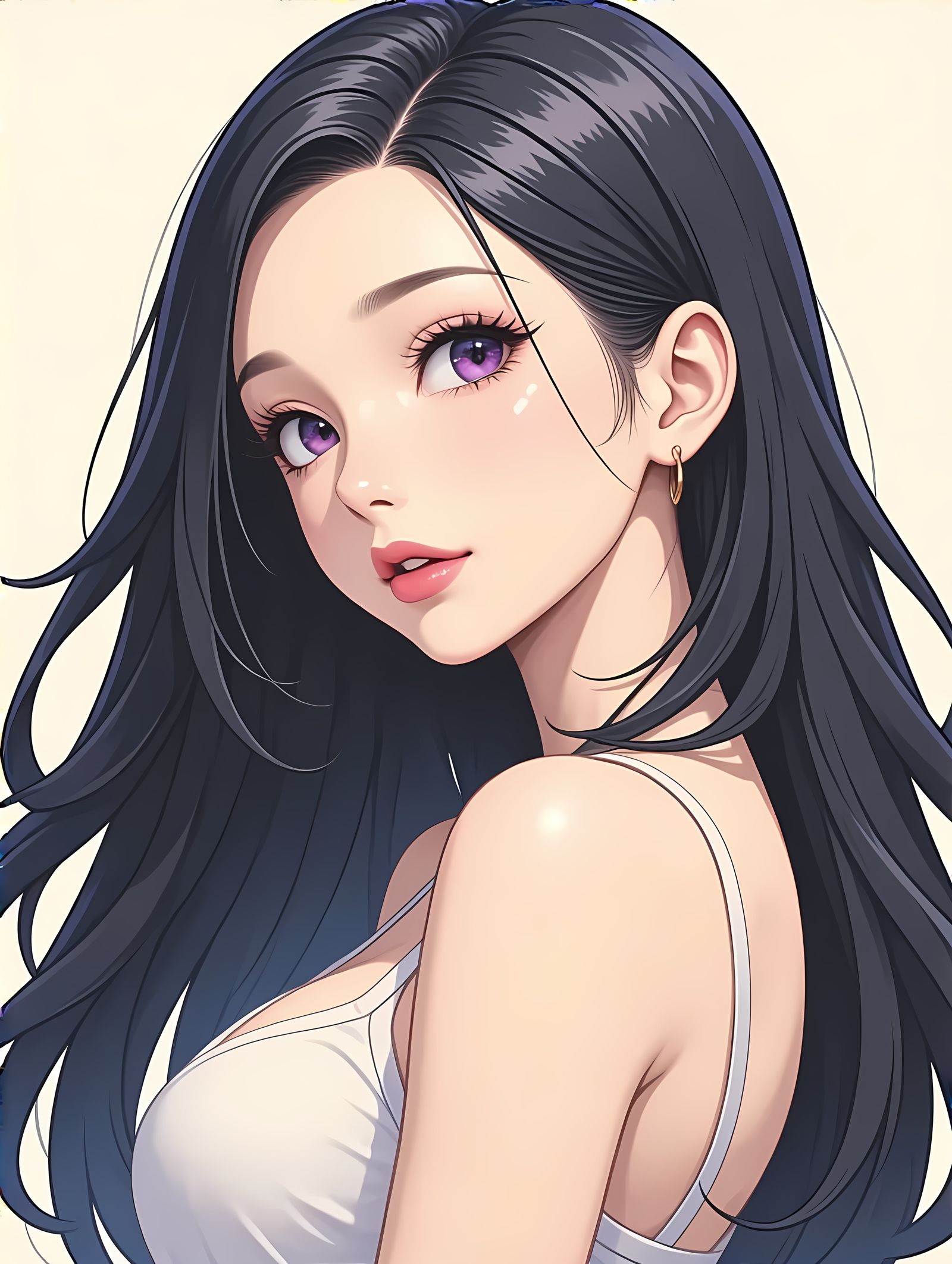 Anime Goddess in Elegant Motion