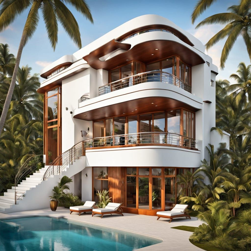 Elegant Art Deco Oasis