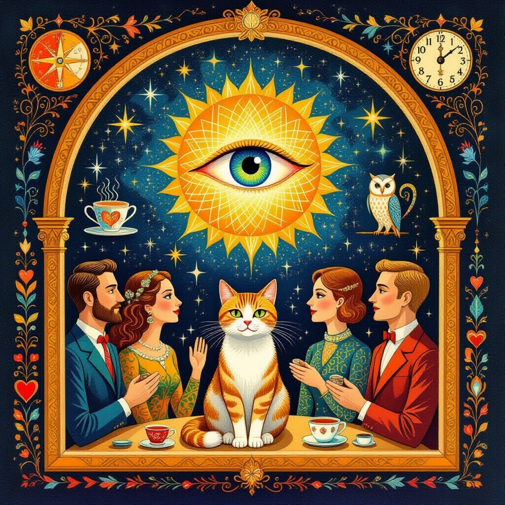 Cosmic Surrealism: Leo in Uranus Astrological Chart