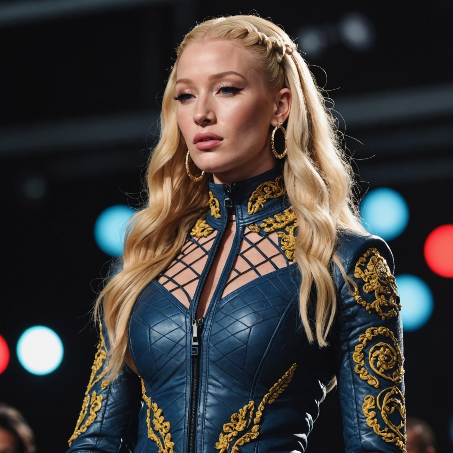 Hyperrealistic Portrait of Iggy Azalea in HDR