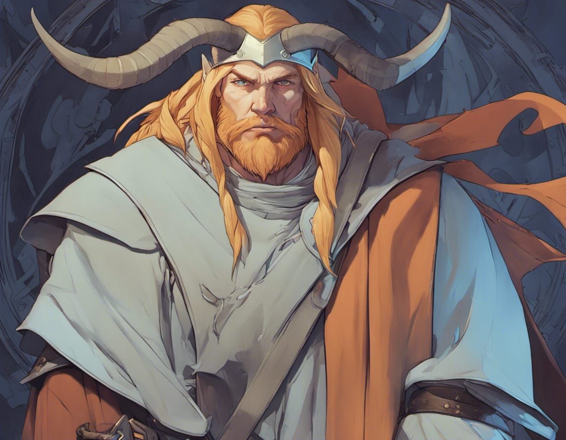 Iver, The Banner Saga Varl Warrior Portrait