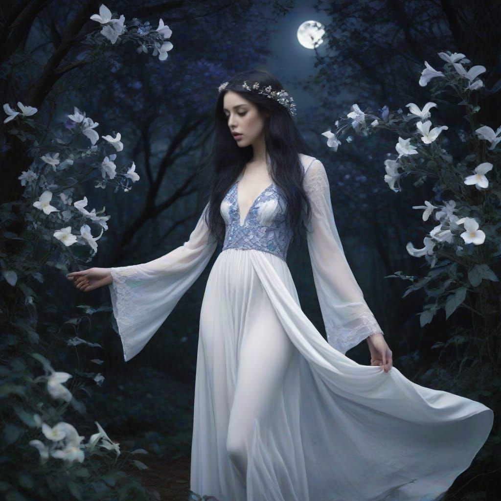 Moonshade Widow (Aconitum lycoctonum – Northern Wolfsbane)
P...