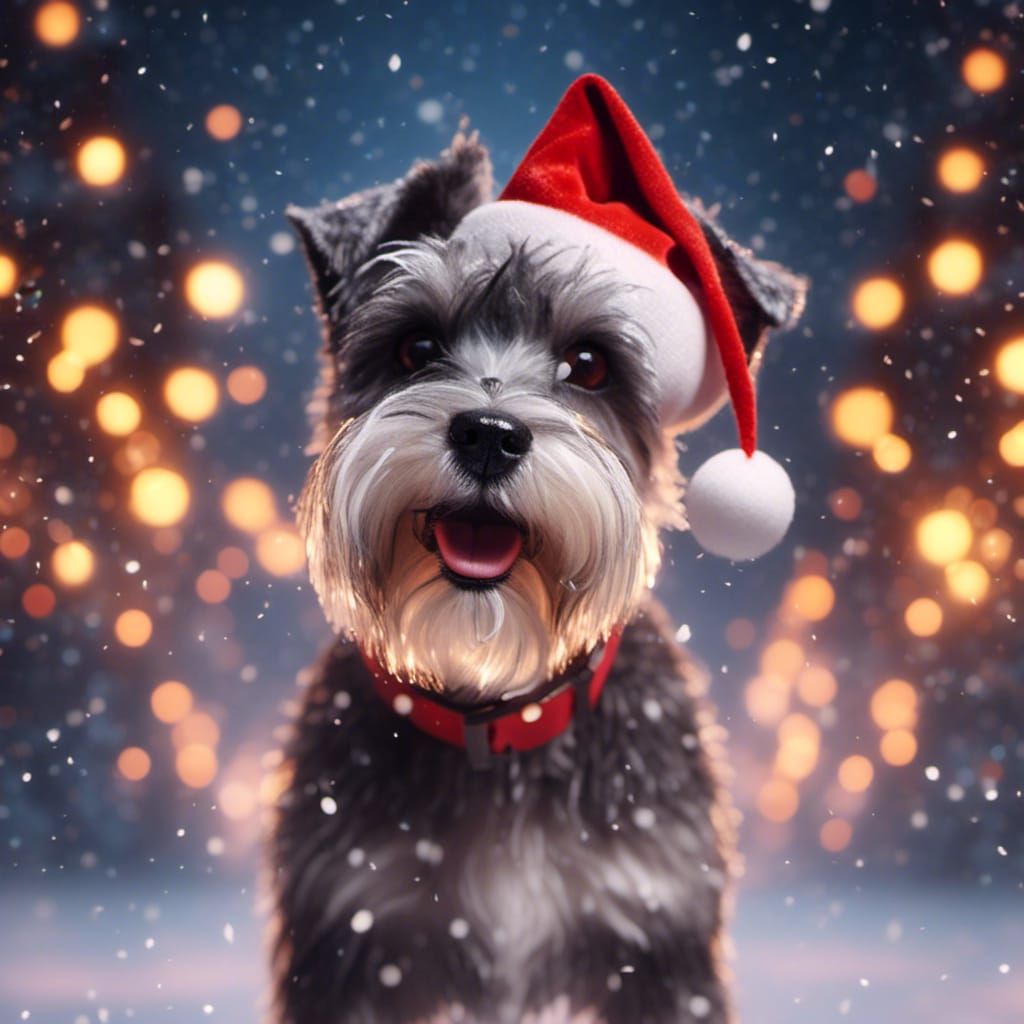 Schnauzer - Christmas Animal Collection