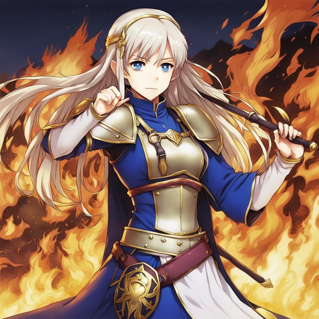 Anime Character in Japanese Manga Style