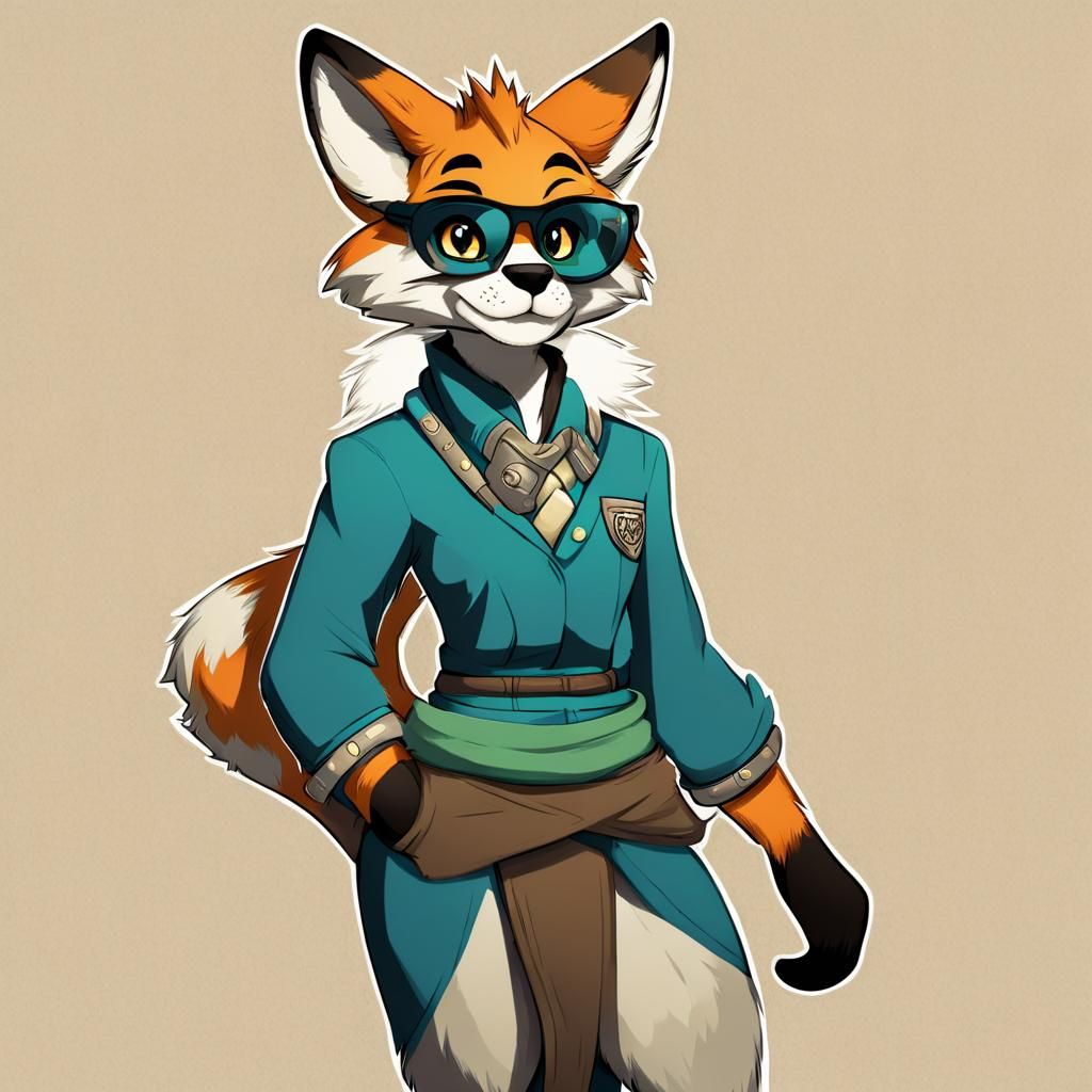 Female Anthro Furry Character