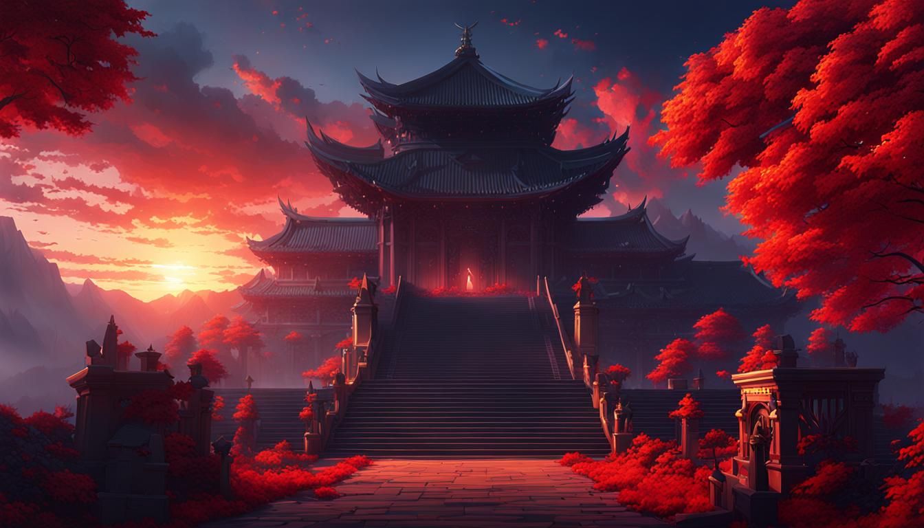 Heaven and Hell Anime Background in 3D