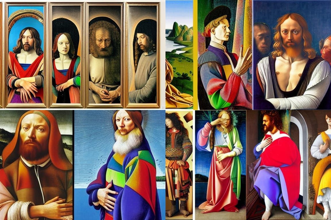Joseph's Technicolor Dream Coat: Renaissance Oil Painting