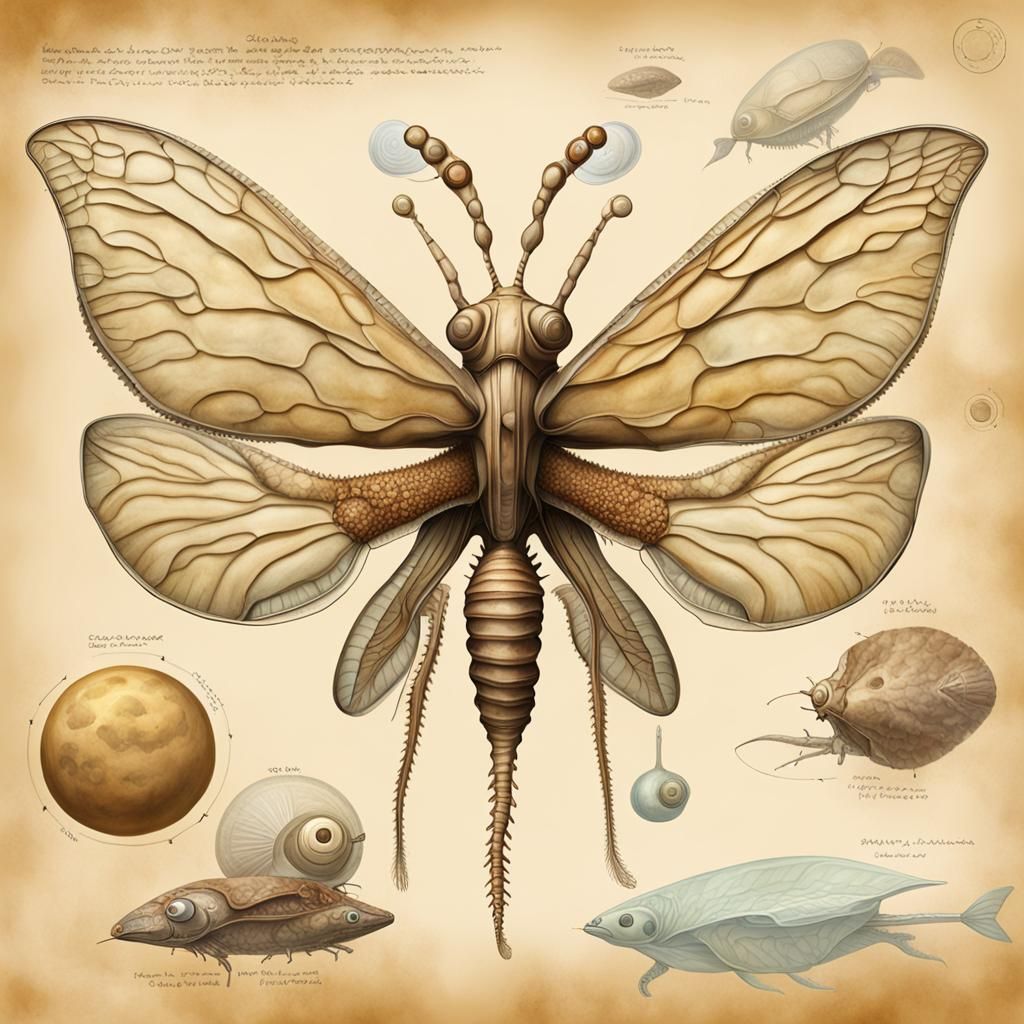 Alien Exoplanet with Bioluminescent Sea Life