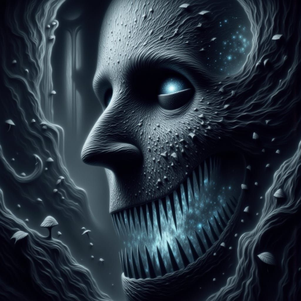 Gothic Vampire Fairy Ghost in Dark Fantasy Style