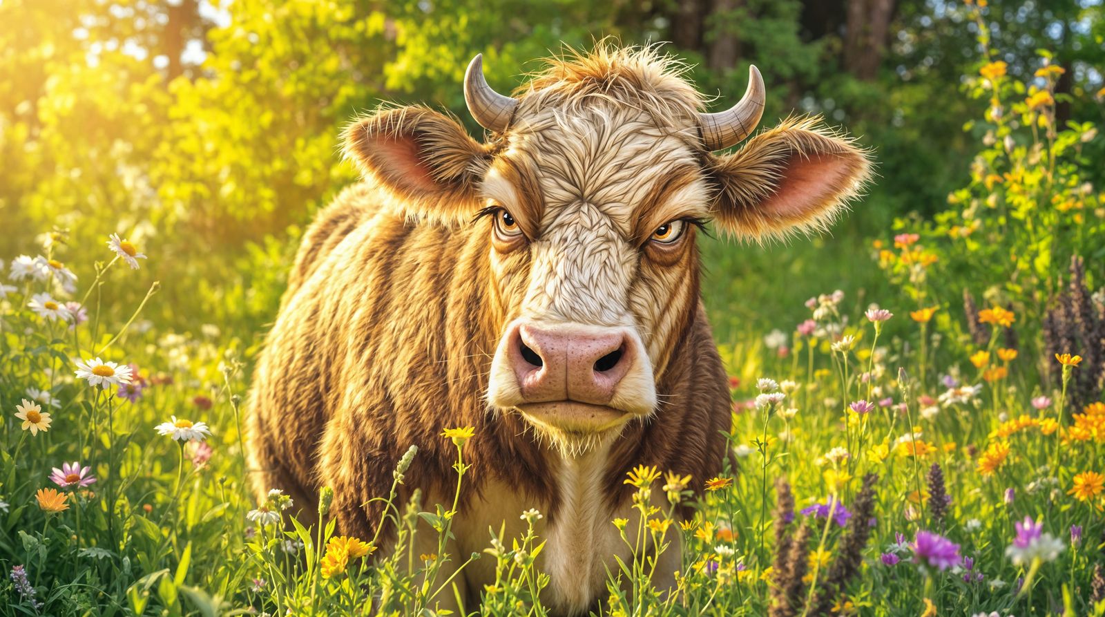 Sunny Cow in a Fierce Mood