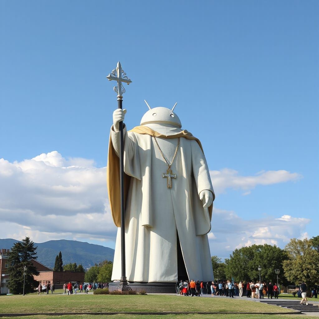 Android Pope in Grand Cathedral