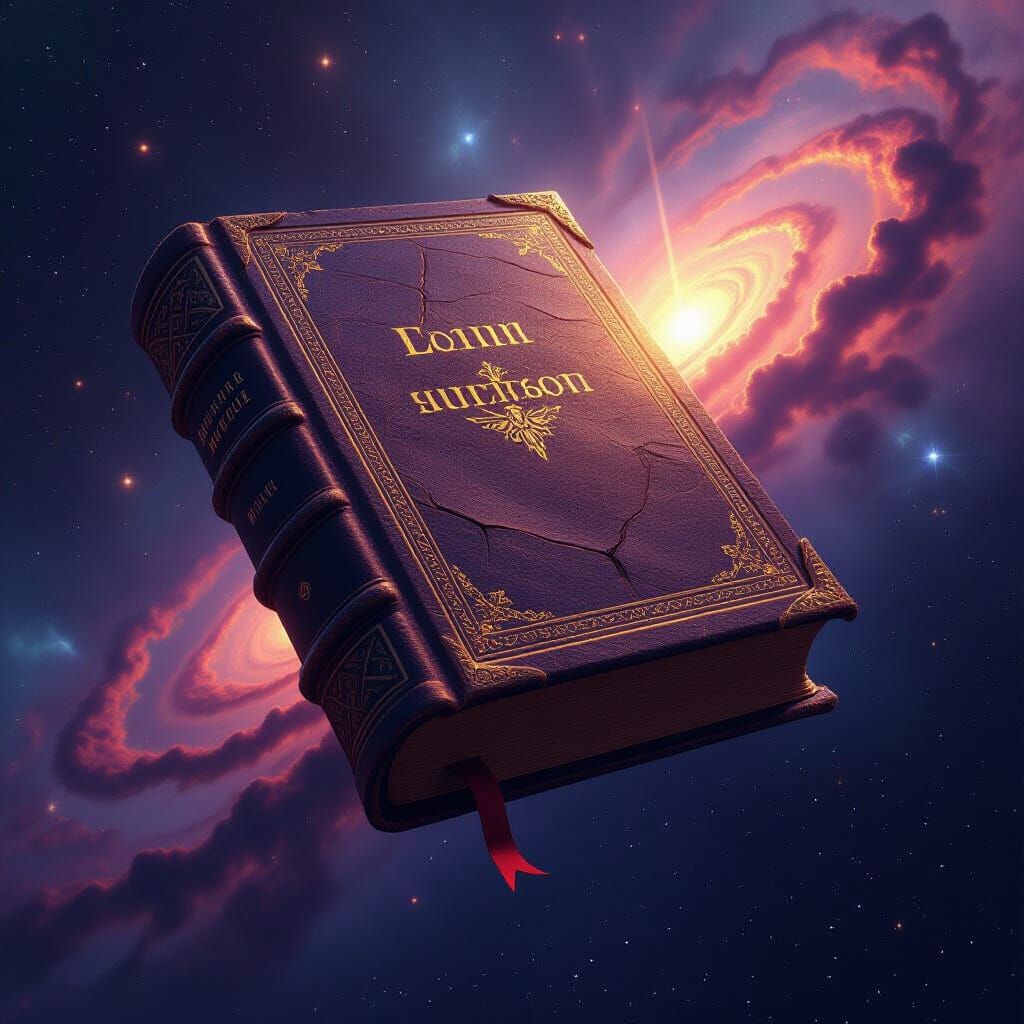 Ancient Cosmic Tome Adrift in Stardust Nebula