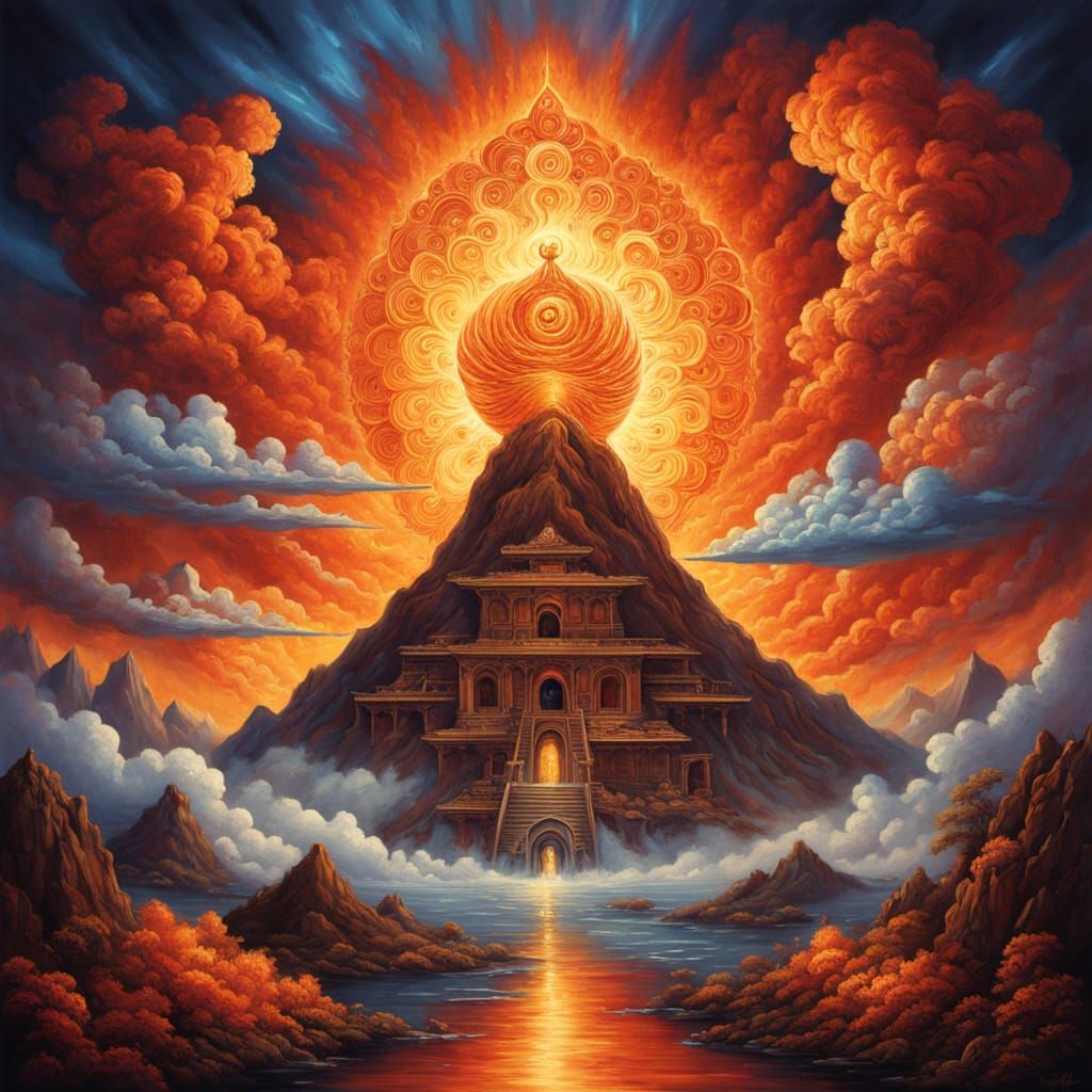 Kundalini Energy Erupts as Fiery Tornado