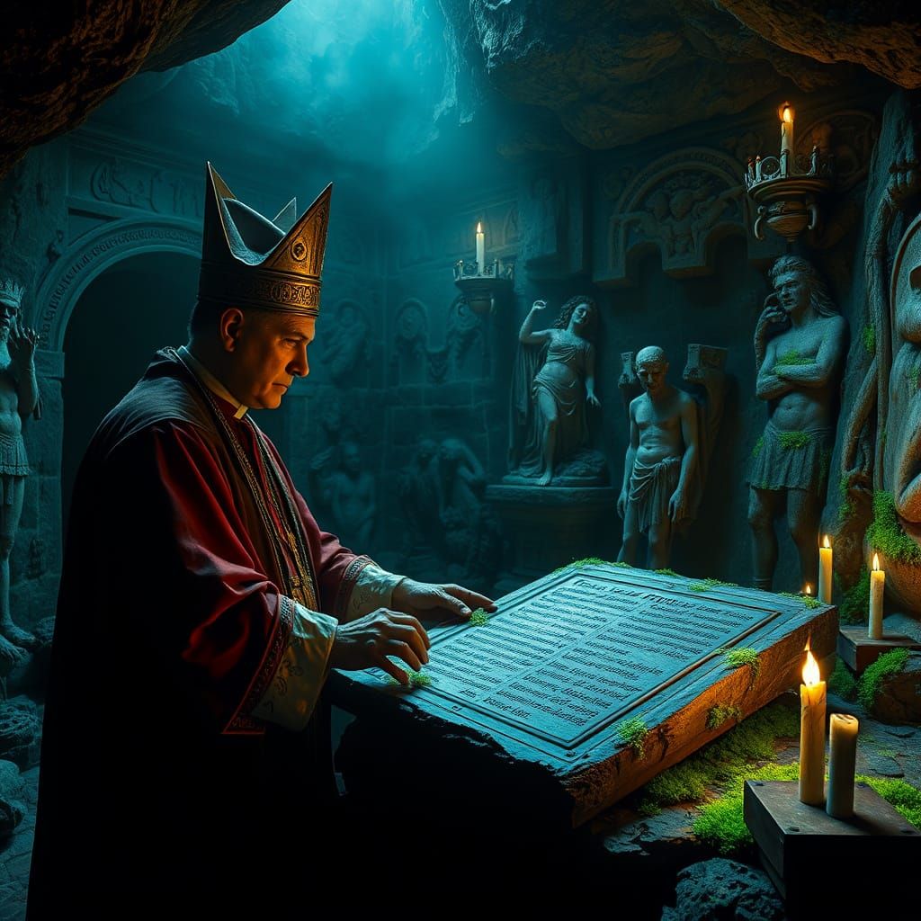 Cardinal Deciphers Prophecy in Gothic Vatican Chamber