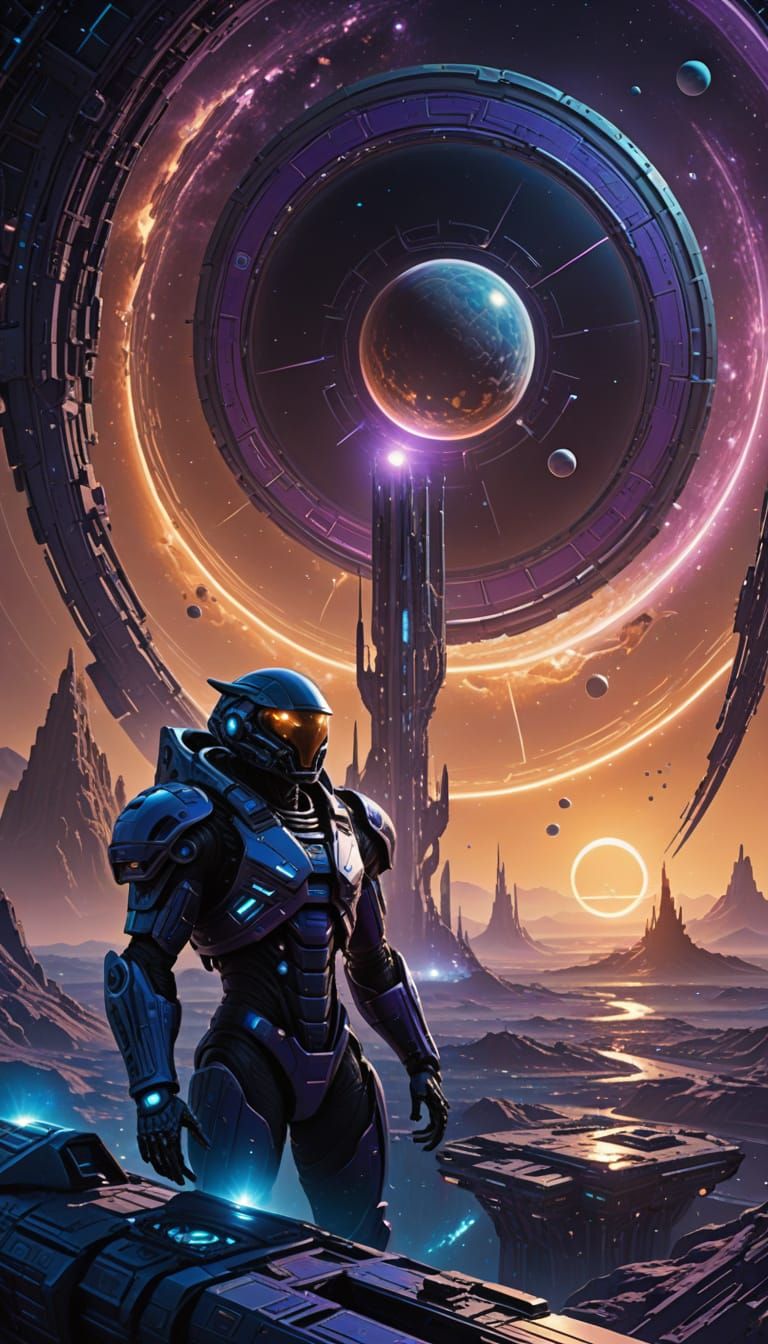 Ethereal Biomechanical Alien Constructs Cosmic Solar System ...