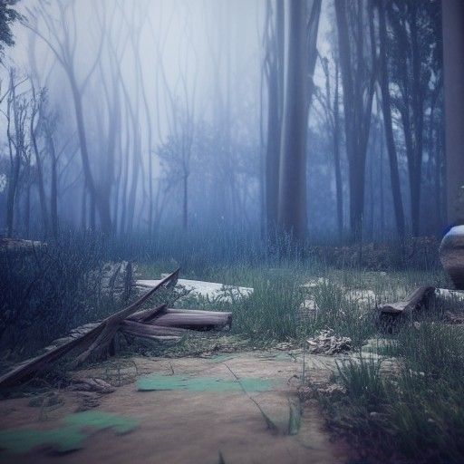 Ethereal Blue Heeler in Post-Apocalyptic Afterlife