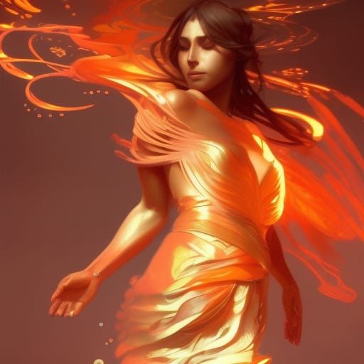 Water Embodiment: Hyperdetailed Concept Art