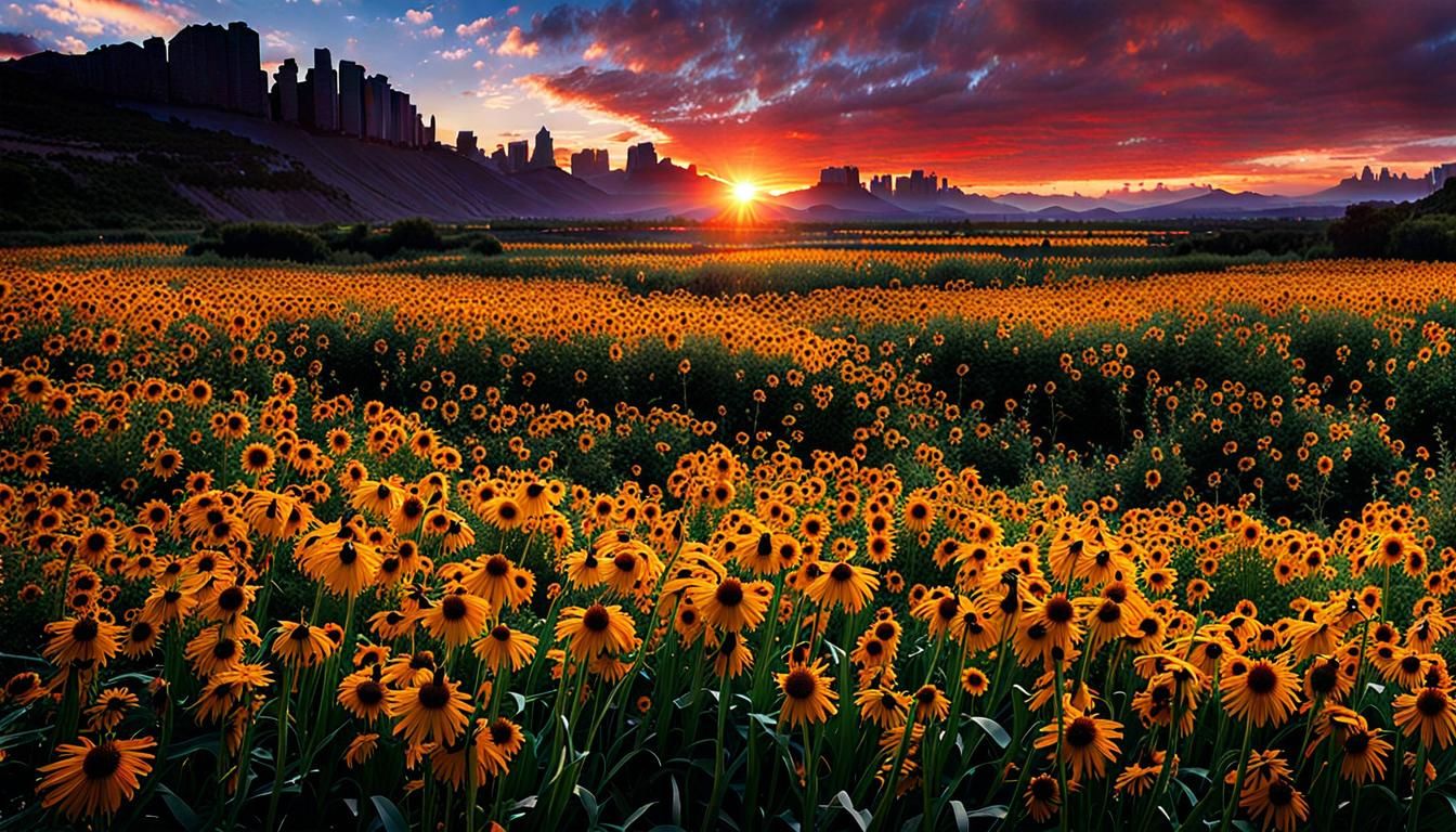 Surreal Landscape Generated from Simple Prompt