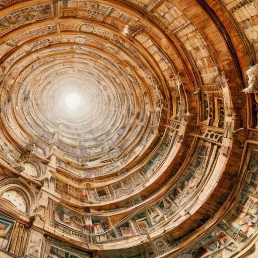 Abstract Expressionist Composition