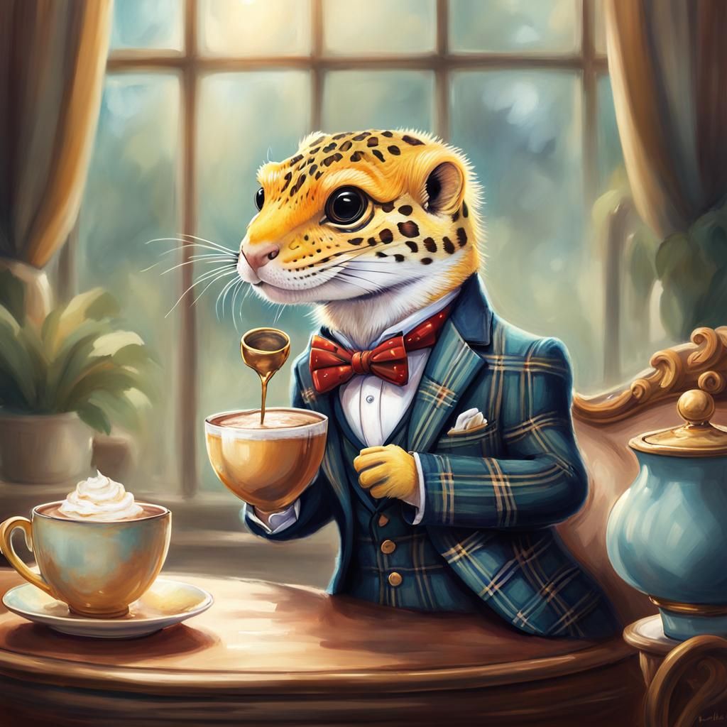 Leopard Gecko Hot Chocolate