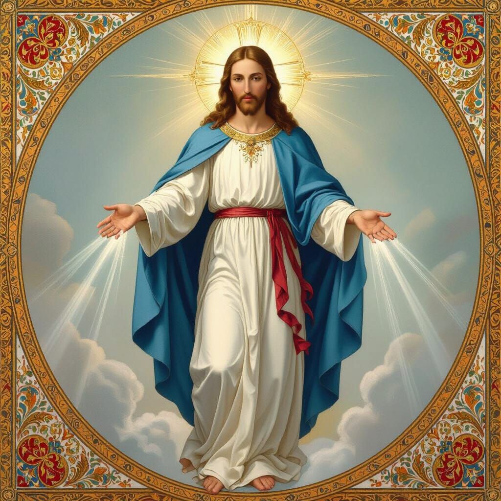 Our Lady of Grace as Jesus in Classical Style