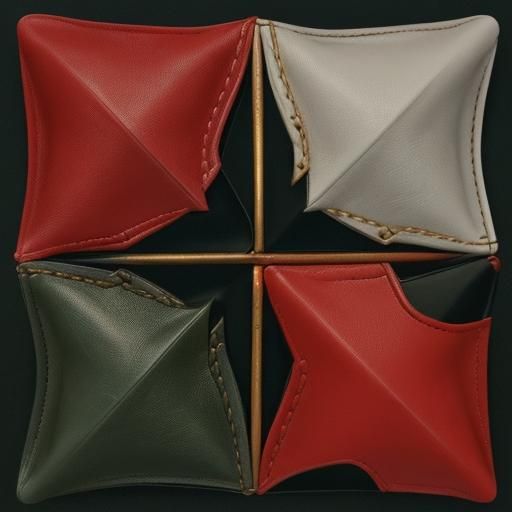 Vibrant 1950s Diner with Geometric Design