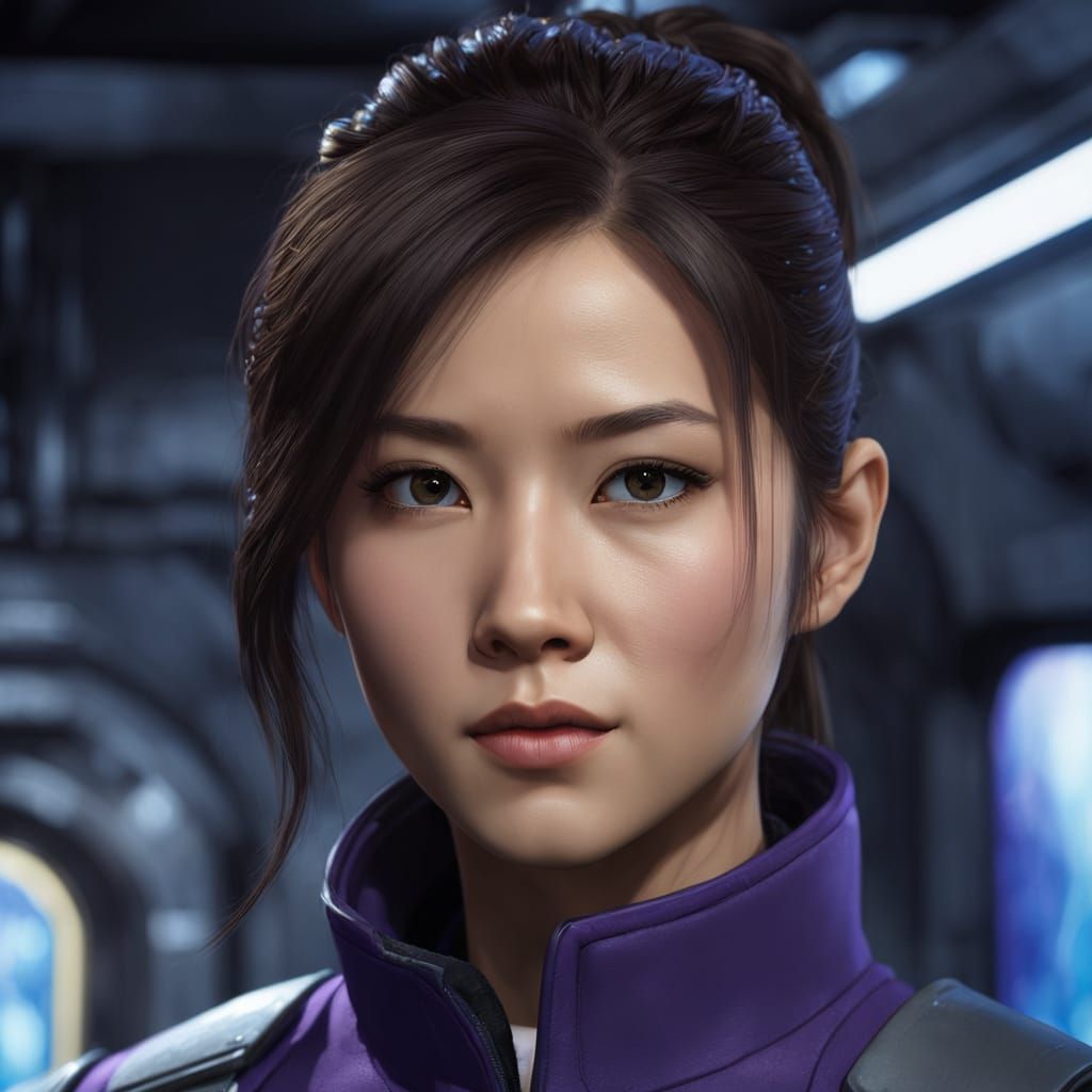 Ellen Wong as Cyberpunk Mei Ling in Stunning Ultrarealistic ...