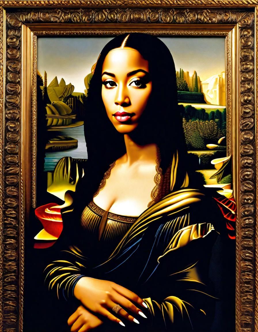 Aaliyah as Mona Lisa: Renaissance Portrait