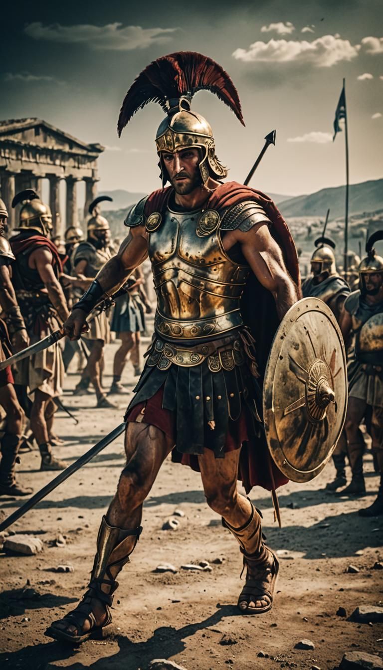Achilles Wounded in Heel During Trojan War
