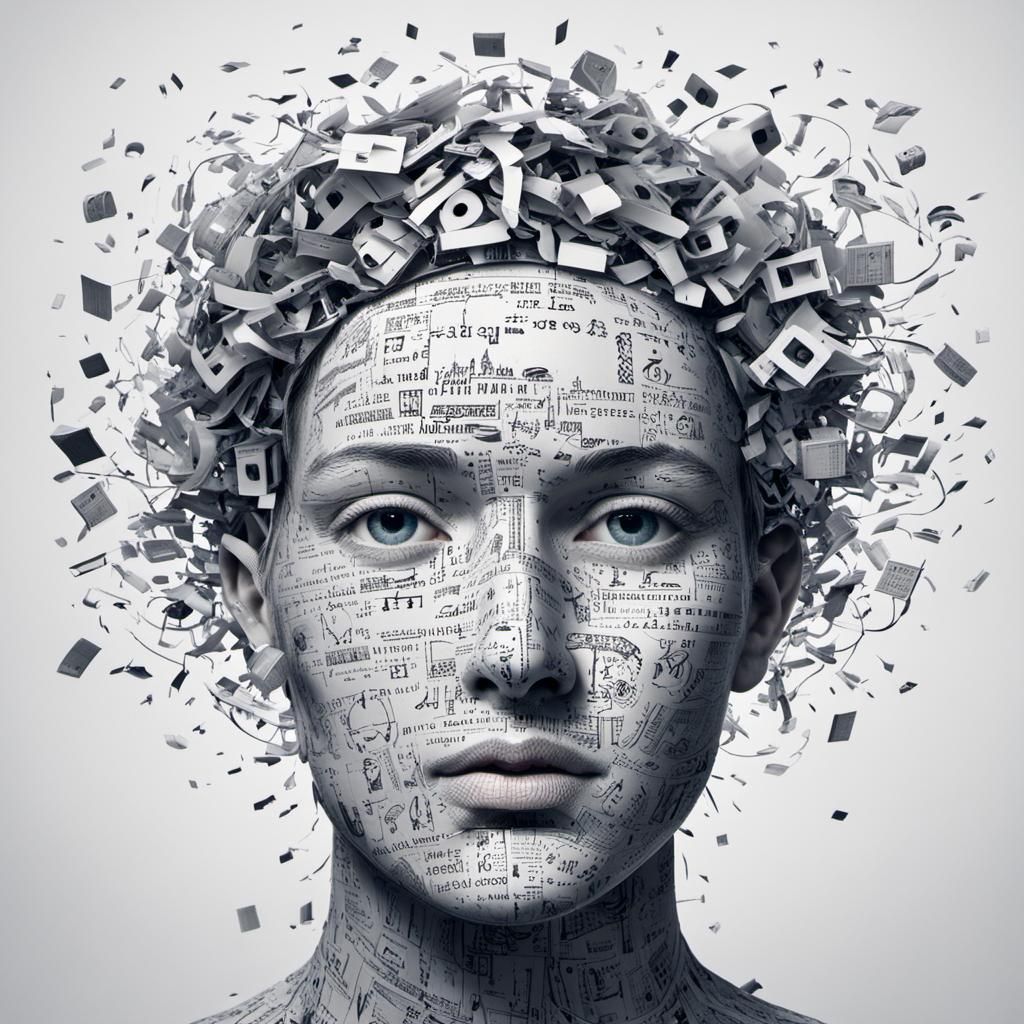 Information Overload: A Stream of Data and Art