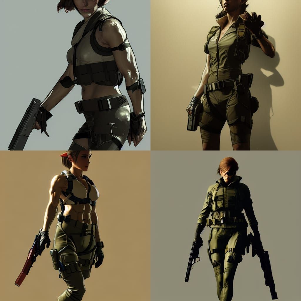 Quiet Portrait from Metal Gear Solid V