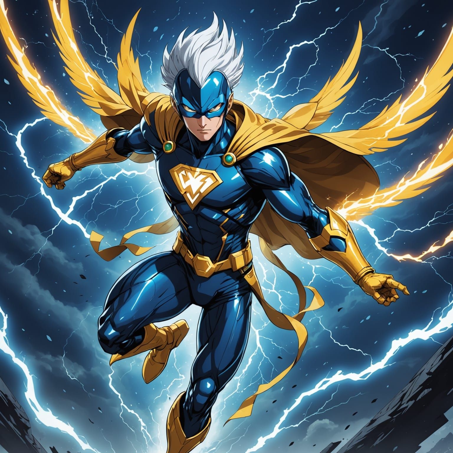 Electric Storm Aviator: Aquarius Zodiac Hero