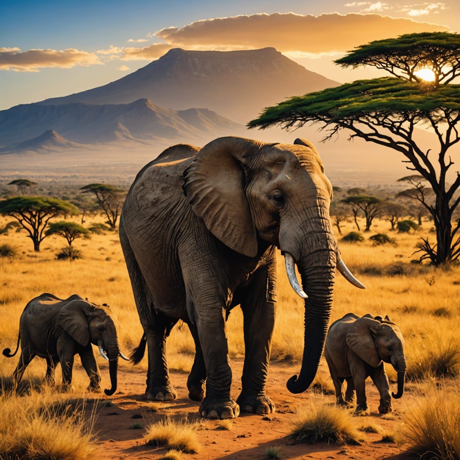 African Landscape: A Tapestry of Beauty in Oil