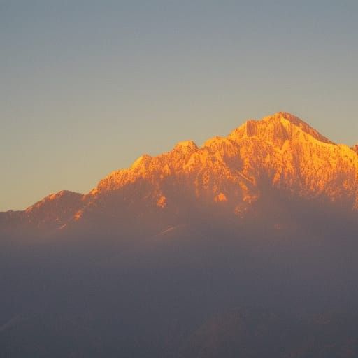 Mount Olympus at Dawn: A Majestic Landscape